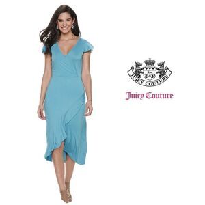 Women's Juicy Couture Faux Wrap Dress by Juicy Couture 
Baby blue sz M